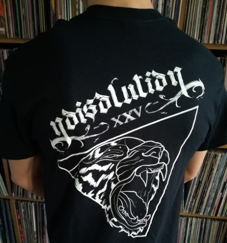 Noisolution XXV - T-Shirt (beidseitiger Druck / Front Noisolution - Back Tiger)