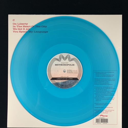 Coogans Bluff - The C-Side of Metronopolis - einseitig bespielte 12 4-track EP - limited blaues Vinyl