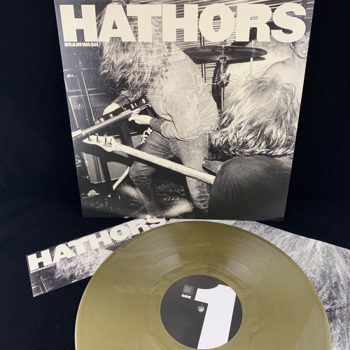 Hathors - Brainwash - LP GOLD -- Signiert!! -- (lim. Edition colored golden 180gr Vinyl / MP3