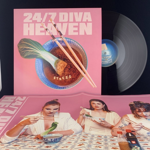 24/7 Diva Heaven - Stress - LP (Schwarzes 140 Gr Vinyl + Poster + DLC)