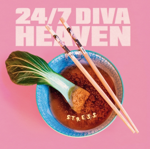24/7 Diva Heaven - Stress - LP (Erstauflage in weißem 140 Gr Vinyl + Poster + DLC)