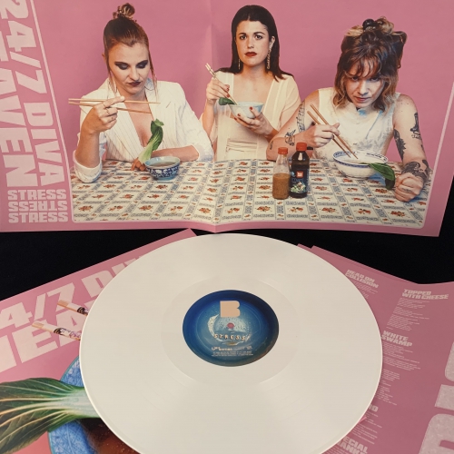 24/7 Diva Heaven - Stress - LP (Erstauflage in weißem 140 Gr Vinyl + Poster + DLC)