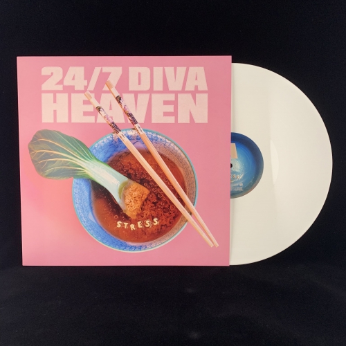 24/7 Diva Heaven - Stress - LP (first Edition white 140 Gr Vinyl + Poster + DLC)