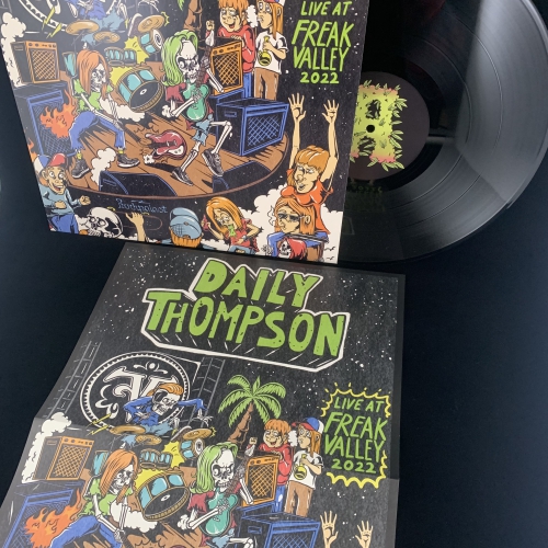 Daily Thompson - Live At Freak Valley Festival 2022 - LP (Strictly limited Edition) plus Poster / schwarzes Vinyl