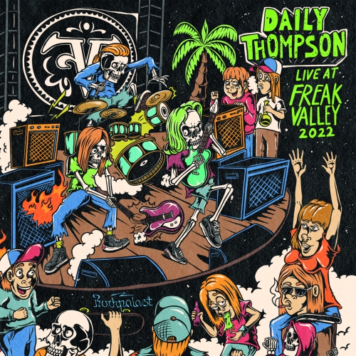 Daily Thompson - Live At Freak Valley Festival 2022 - LP (Strictly limited Edition) plus Poster / weißes Vinyl