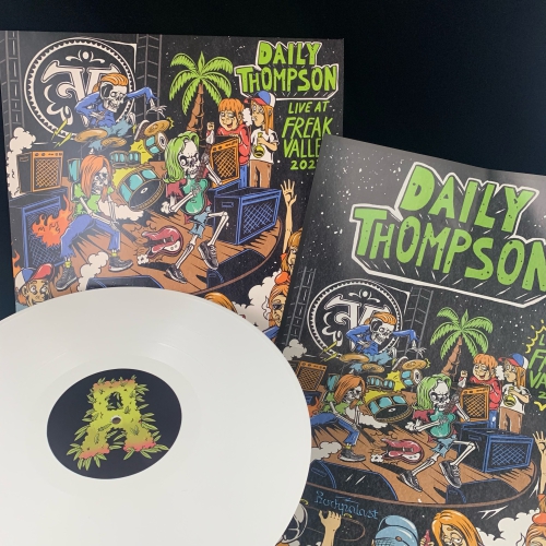 Daily Thompson - Live At Freak Valley Festival 2022 - LP (Strictly limited Edition) plus Poster / weißes Vinyl