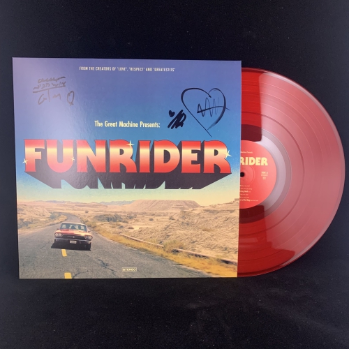 The Great Machine - Funrider LP (SIGNIERT lim. Erstauflage 180gramm rotes Vinyl / Poster / Download Code)