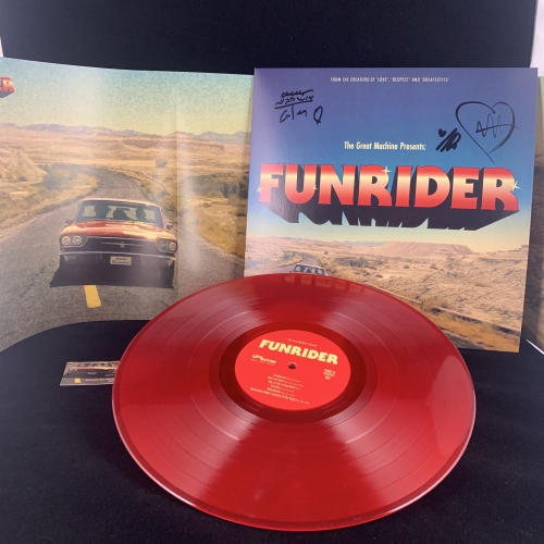 The Great Machine - Funrider LP (SIGNIERT lim. Erstauflage 180gramm rotes Vinyl / Poster / Download Code)