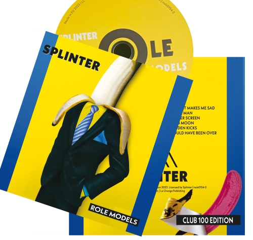 Splinter - Role Models - CLUB 100 Edition (180gr Vinyl blau, Band signiertes Paperdoll Cut Out, Sticker, special PVC sleeve + CD)