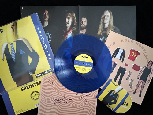 Splinter - Role Models - CLUB 100 Edition (180gr Vinyl blau, Band signiertes Paperdoll Cut Out, Sticker, special PVC sleeve + CD)