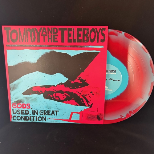 Tommy And The Teleboys - Gods, Used, in Great Condition - limited 2-Color Vinyl LP + Lyricsheet