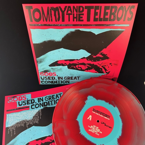 Tommy And The Teleboys - Gods, Used, in Great Condition - limited 2-Color Vinyl LP + Lyricsheet