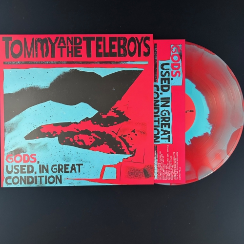 Tommy And The Teleboys - Gods, Used, in Great Condition - limited 2-Color Vinyl LP + Lyricsheet
