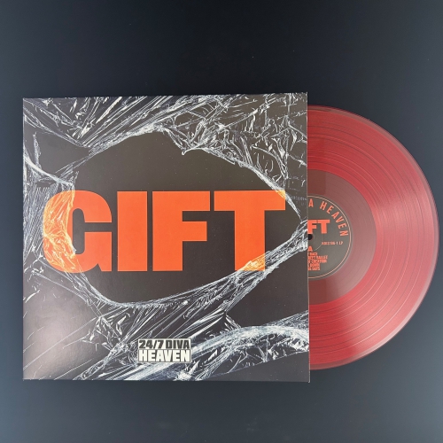 24/7 Diva Heaven - Gift - LP (Erstauflage rotes Vinyl, plus signiertes Foto, Gatefold Cover, bedruckte Innenhülle w/ Lyrics)