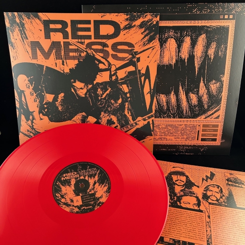 Red Mess - Hi-Tech Starvation - LP - Erstauflage Red Colored Vinyl (+Lyricsheet)