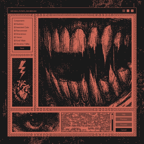 Red Mess - Hi-Tech Starvation - LP - Erstauflage Black (+Lyricsheet)